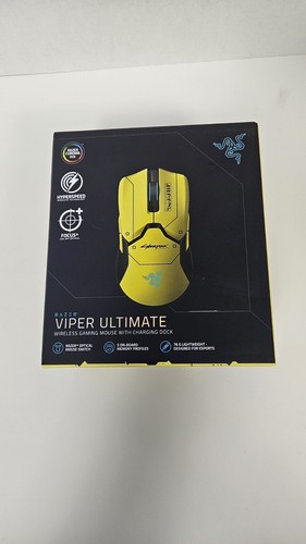 Razer Viper Ultimate Cyberpunk 2077 Edition Wireless Gaming Mouse US SELLER!