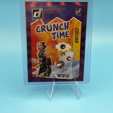2025 Panini Donruss WNBA - Crunch Time Napheesa Collier #18 Purple Laser 26/49