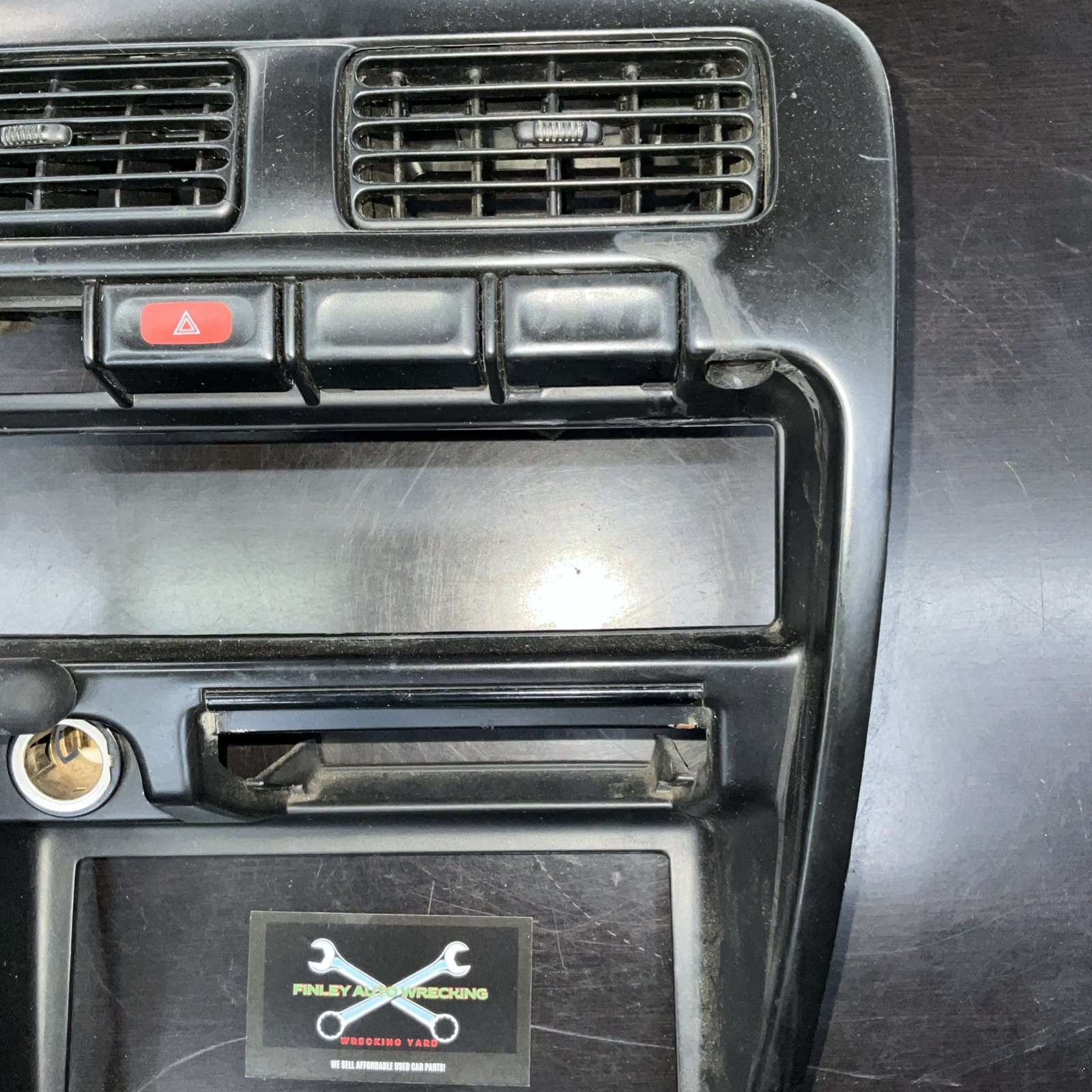Radio Side 1994-1997 Nissan D21 Hardbody Pickup Pathfinder Radio Bezel Dash Trim ...