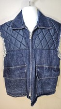 Vtg 70/80s Sears Men Sz Small 36-38 Shooting Vest, Quilted Shoulder/ Amo Pockets