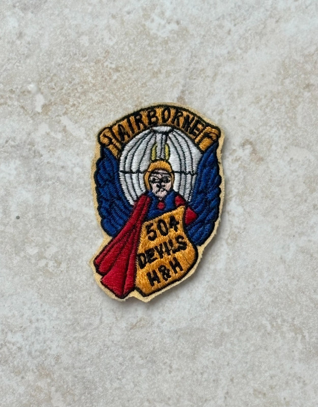 Vintage 504th Devils H&H Airborne Patch