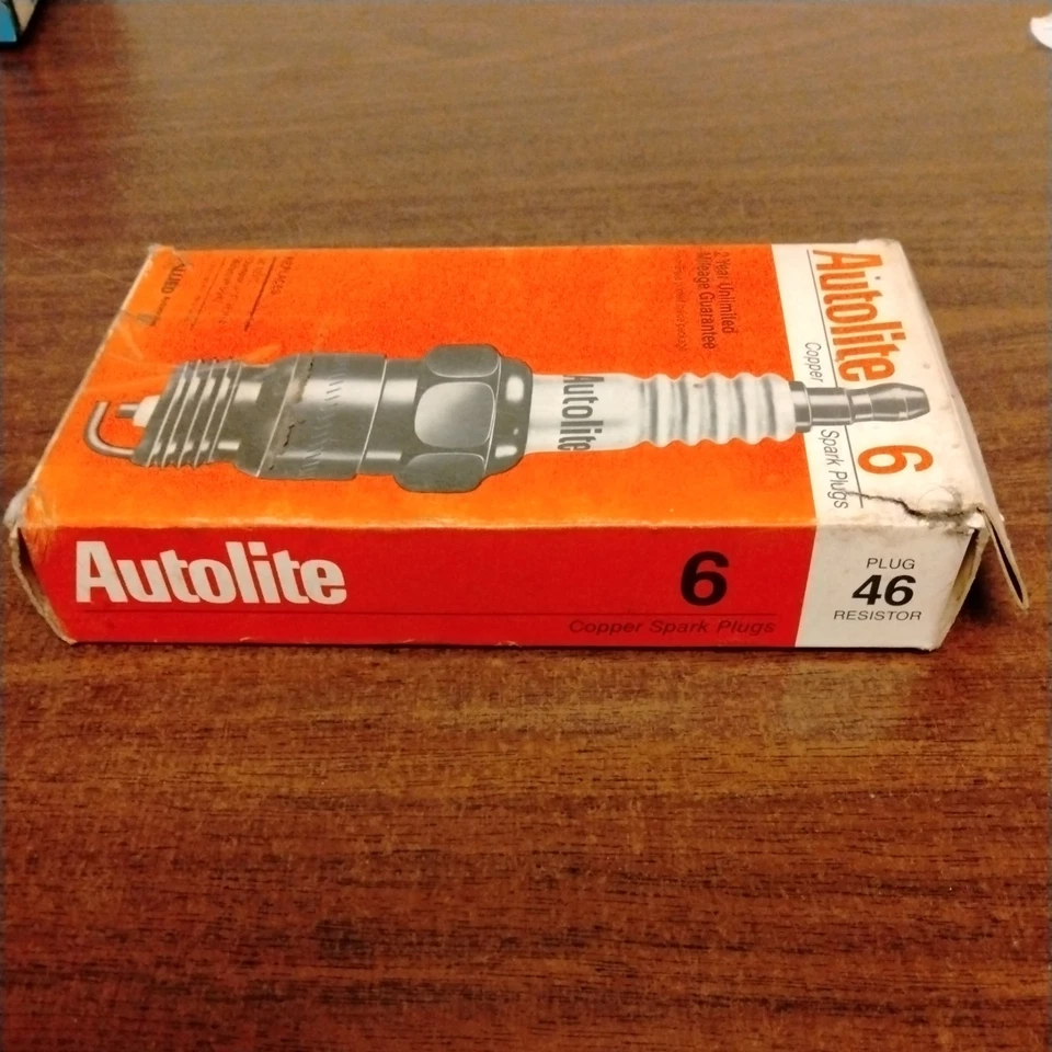 Autolite 6 件套铜火花塞 #46 全新旧货 — 第 3/4 张图片
