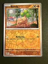 Pokemon TCG Bonsly 110/197 Obsidian Flames Reverse Holo NM