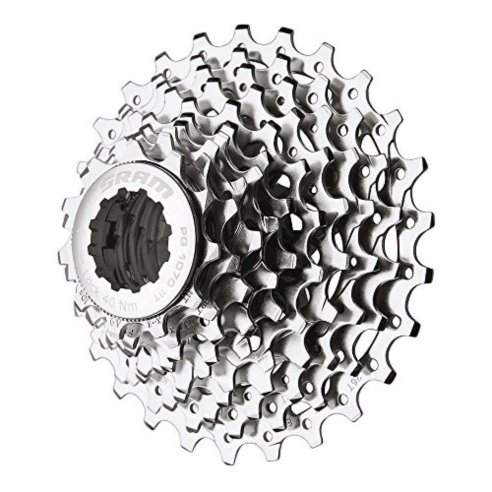 (TG. 12 - 28) Sram, Cassetta pignoni Pg-1070, Argento (Silber) - NUOVO