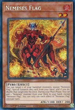 YuGiOh Nemeses Flag (V.3) RA03-EN024 Secret Rare Englisch Neu 1st