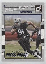 2016 Donruss Rookies Press Proof Blue Shilique Calhoun #341 11pj