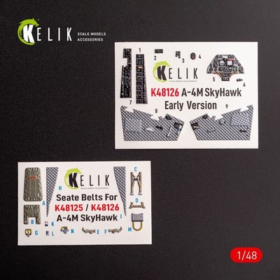 A-4M Early Production Skyhawk Interior 3D Decals for Magic Factory 1:48 K48126
