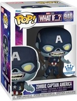 Funko Pop! - Zombie Captain America 948 ☆ What If...? ☆ Marvel ☆ Funko Exclusive