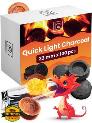 M. ROSENFELD 100 Pcs Quick Light Coals