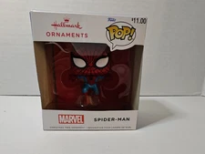 Hallmark Funko Pop! Marvel Spider-Man Spiderman Christmas Tree Ornament NEW