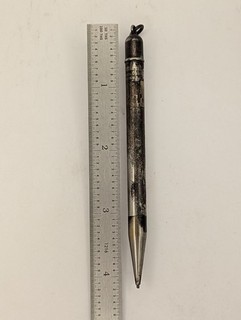 Conklin Smooth Silver Plated Ringtop Pencil Working