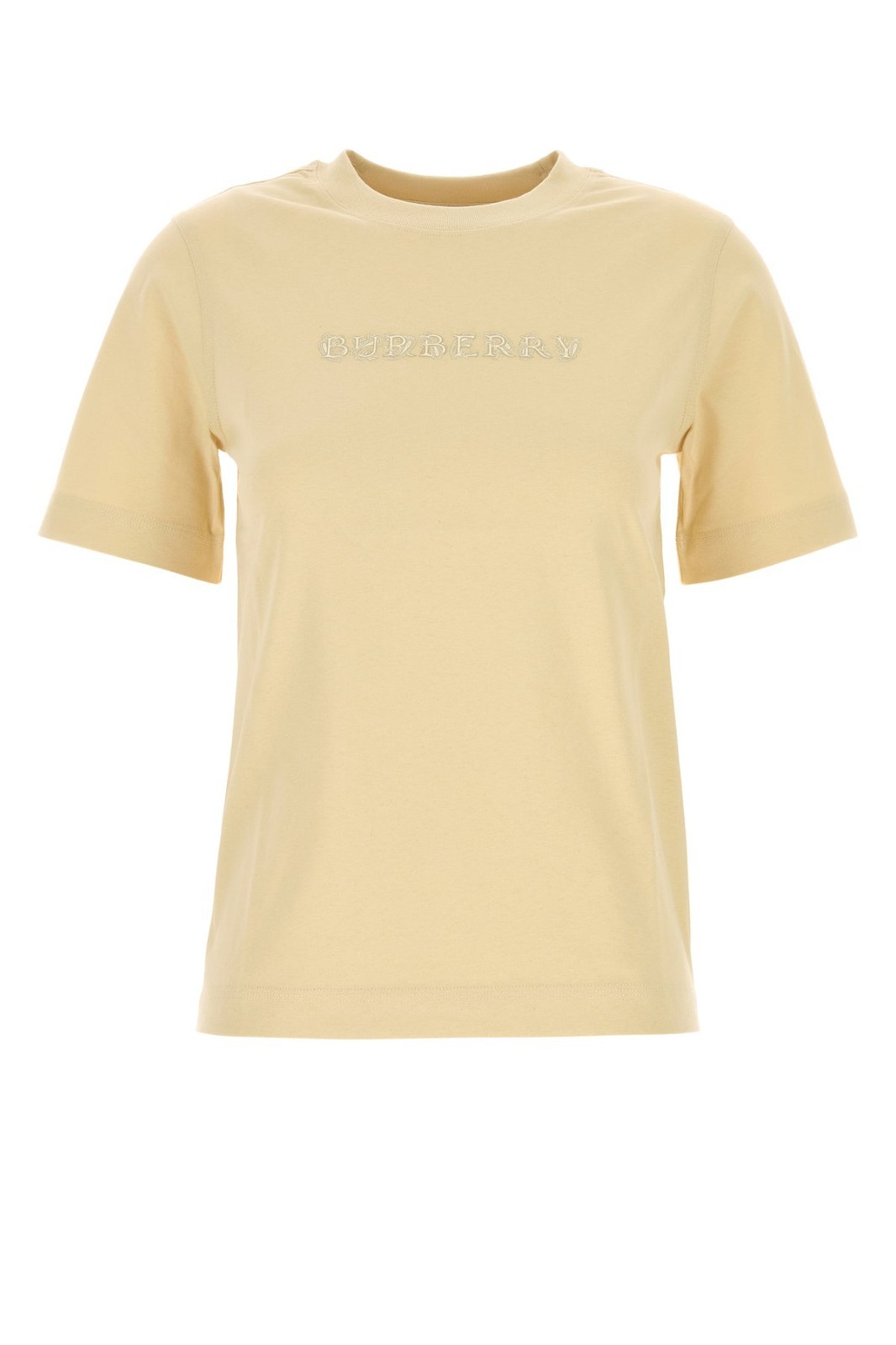BURBERRY Cream Cotton T-shirt New & Authentic