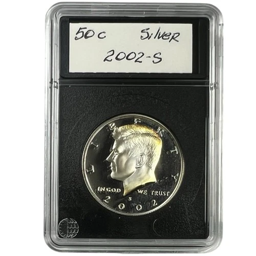 2002 S 90% Proof Kennedy Half Dollar (.36169 Ozt) NA118