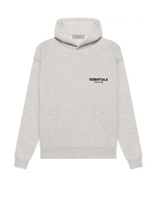 Light Oat Essentials Hoodie Unisex Size Medium
