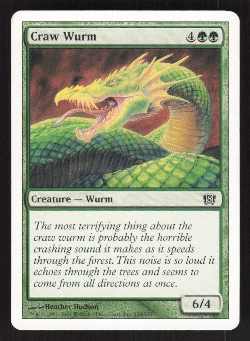 2003 Craw Wurm 8th Edition 239 MTG