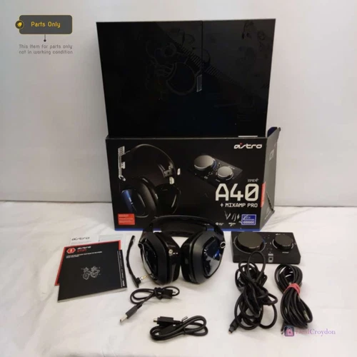 LOGITECH ASTRO A40 + MIXAMP PRO TR PS5 PS4 PC MAC GAMING HEADSET SPARE & REPAIR