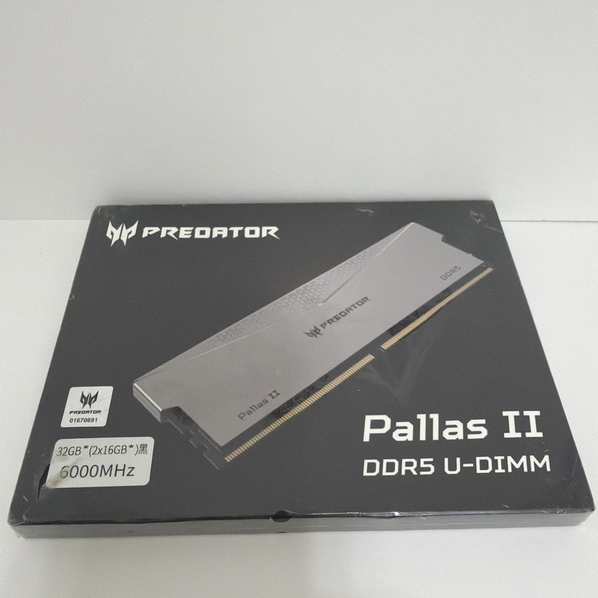 Sealed - Acer Predator Pallas II 32GB (2x16GB) DDR5-6000 CL32 RAM