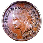 1900 Indian Head Penny.....   Nice Detailed Coin.....  6-30-7