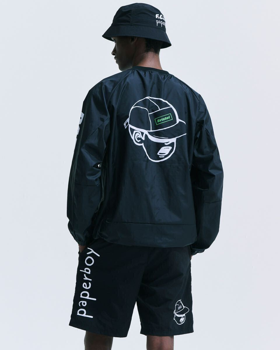 24SS PAPER BOY F.C.R.B. HAT BLACK