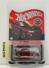 HOT WHEELS 2025 RLC sELECTIONs * NISSAN SKYLINE GT-R (BNR34) R34 * RED * IN HAND