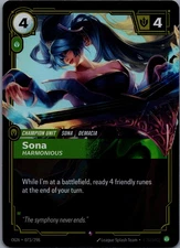 Sona - Harmonious [Foil] 73/298 Origins Rare NM