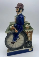 Vintage 1972 Heritage China Ezra Brooks Liquor Bottle 185 Decanter Pre-Owned