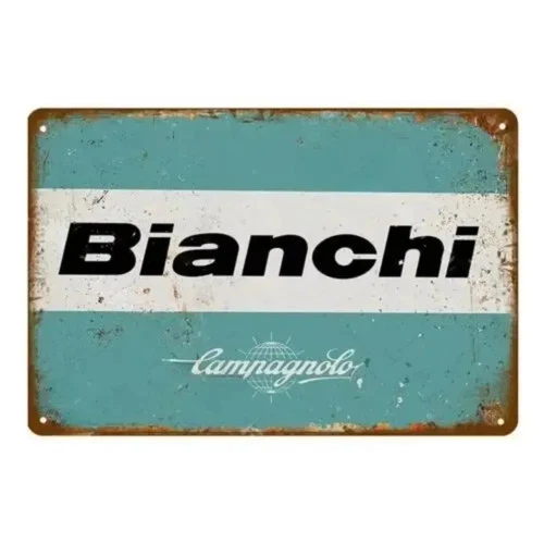Bianchi Cycling  Bianchi Vintage Cycling Tin Metal Signs Home Décor Rustic Alumi