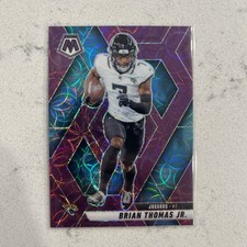 Brian Thomas Jr 2025 Panini Mosaic #108 Purple Scope Prizm Jaguars Exclusive SP