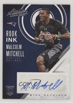 2016 Panini Absolute Rook Ink Silver 87/250 Malcolm Mitchell Rookie Auto RC 0a6