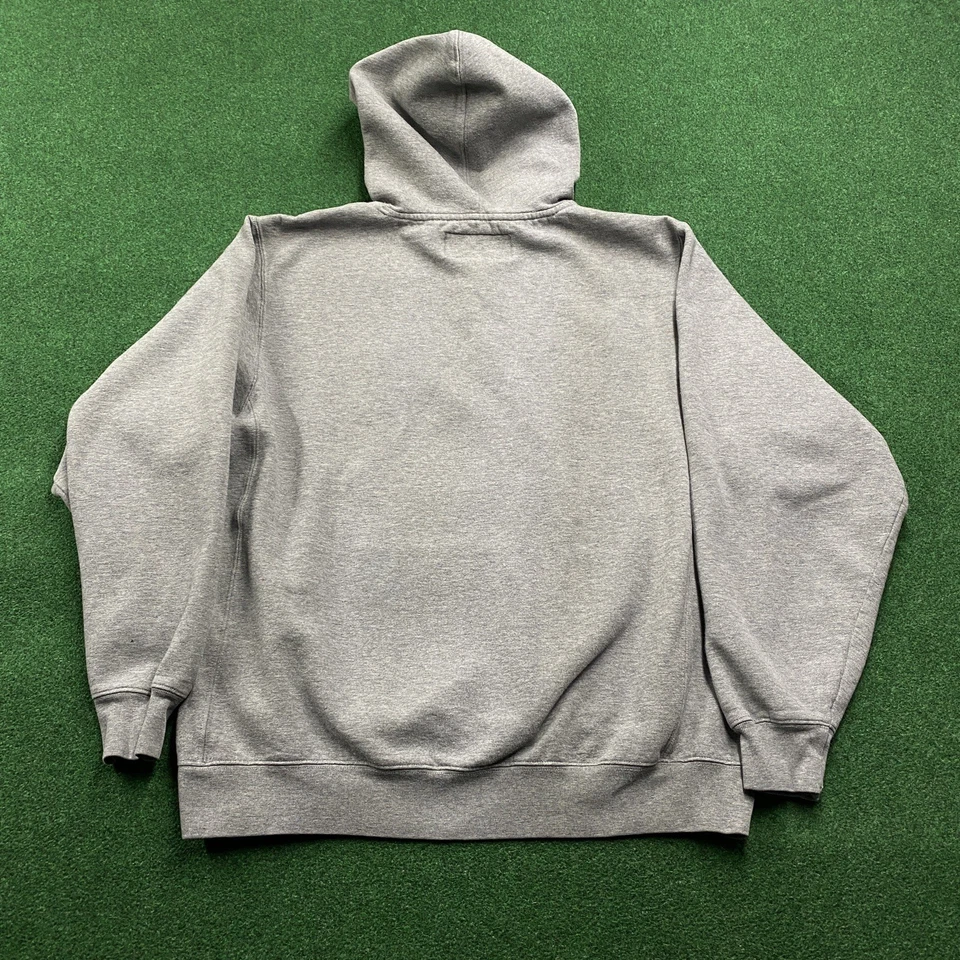 Vintage Arctic Cat Hoodie Mens M Gray Snowmobile Racing Sled Pullover Sweatshirt - Image 3 of 4