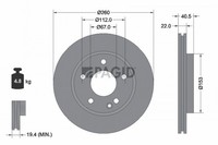 2X Bremsscheibe Pagid 52155NC FüR Mercedes Klasse W168 140 168 031 131 160 033