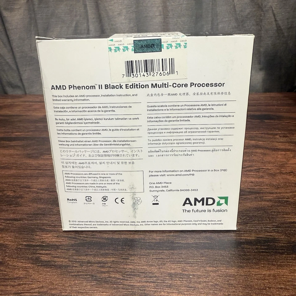AMD Phenom II X2 555 3.2 GHz Dual Core Socket AM3 CPU & Cooler NEW - Image 3 of 4
