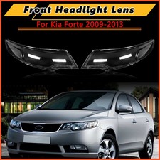 Pair Front Headlight Headlamp Lens Cover For Kia Forte 2009-2013 Leftright