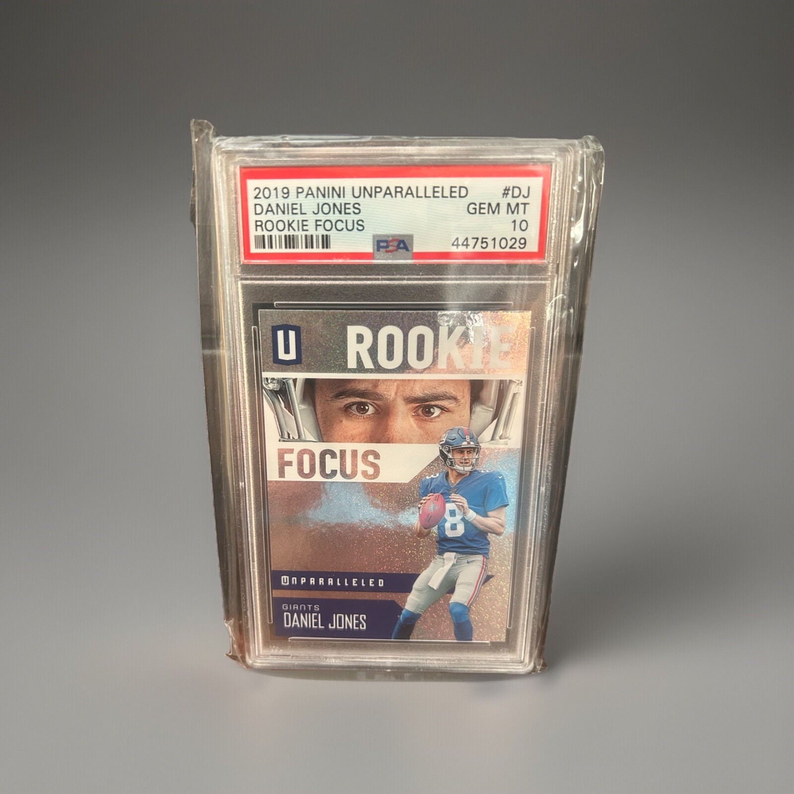 Daniel Jones Panini Unparalleled Rookie Focus #RFDJ Base