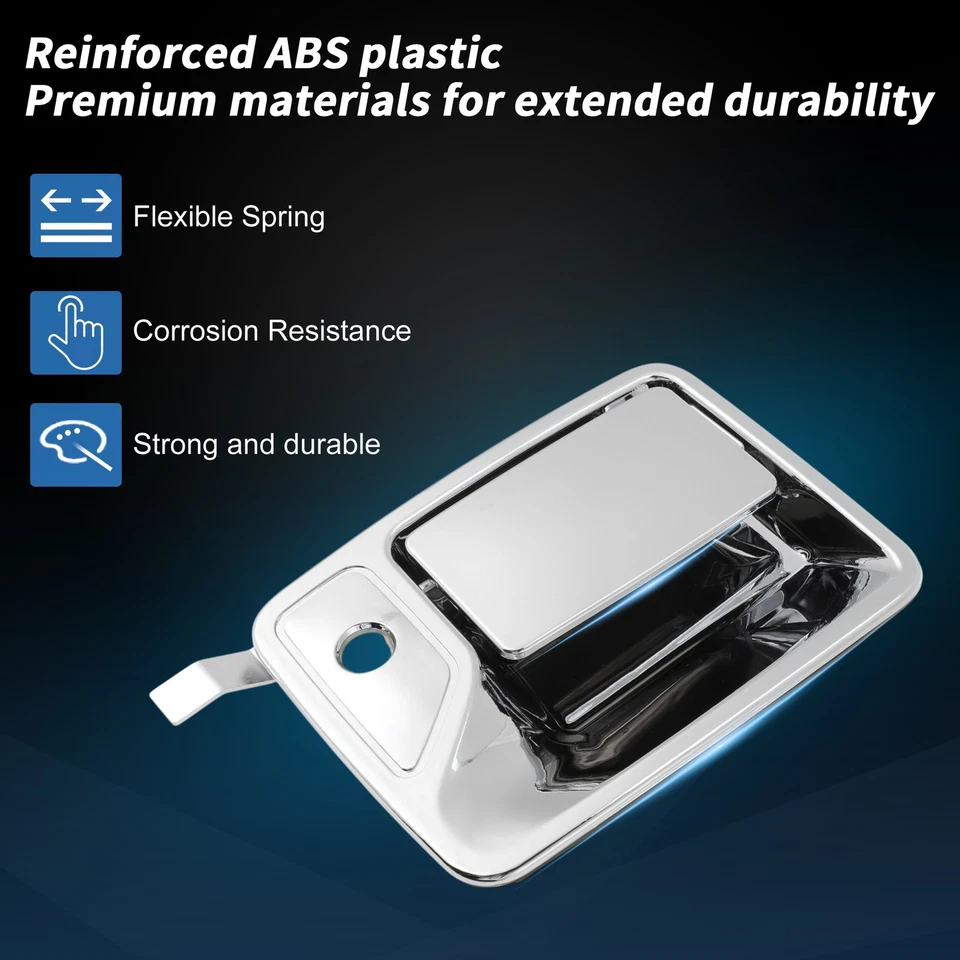 Chrome Exterior Door Handle Set for Ford F250 F350 1999-2016 No.7C3Z2522405AA - Image 3 of 4