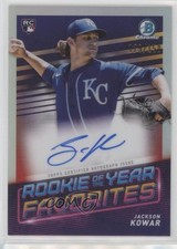 2022 Bowman Rookie of the Year Favorites 129/150 Jackson Kowar #ROYF-JK Auto yk0