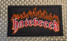 Hatebreed (band) Embroidered Patch Iron-On Sew-On US ship Metalcore Metal