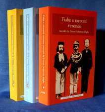 Fiabe e racconti veronesi. Ettore Scipione Righi. Colla Verona 3 Volumi Completo