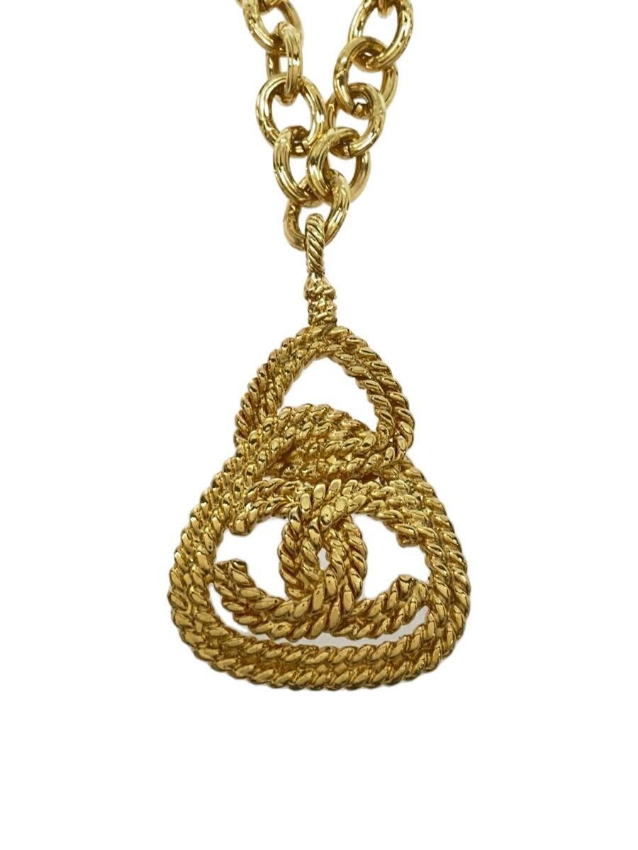 CHANEL　pendant top　ココマーク　vintage　ネックレス＠ CHANEL Coco Mark Necklace with GLD Top Ladies 93A Vintage