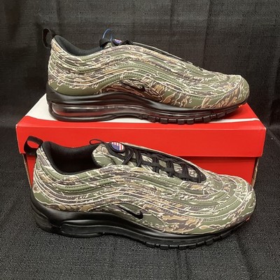 Nike Air Max 97 Premium QS Country Camo USA Shoes  AJ2614 205 Olive Desert sz 10