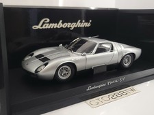 Kyosho 1:18 scale Lamborghini Miura P400 SV - Silver *OPEN DieCast* 08313S