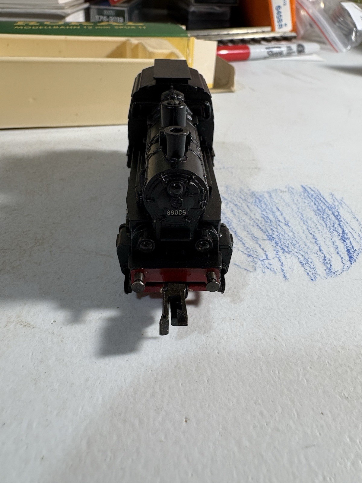 Rokal TT 01011 BR89 005 Steam Tank Locomotive w/Box – West Germany 12mm Spur TT