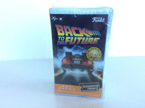 Funko Pop Blockbuster Rewind Back to the Future Doc Brown figure