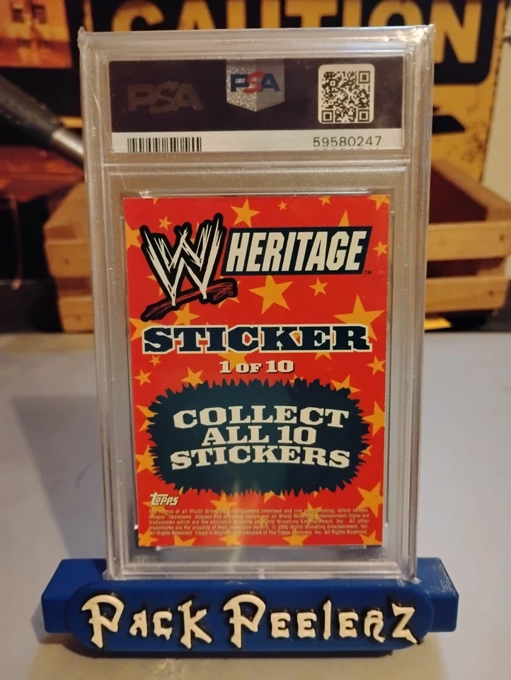 Pegatina Topps WWE Heritage Hulk Hogan 2005 como nueva 9 Pop 4 Foto 2 de 2