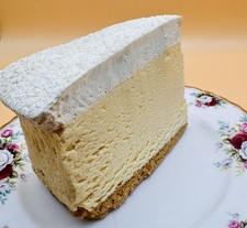 FAX Foods Realistic Cheesecake Slice Faux Dessert Display Prop