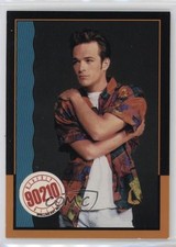 1991 Topps Beverly Hills 90210 Luke Perry Green Team #87 0w6