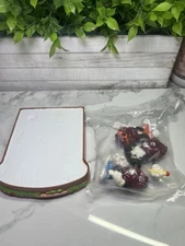 Del Monte Presents California Raisins Bread Sandwich Stage w/ 3 Figurines 1987