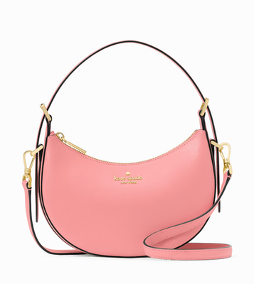 New Kate Spade Nova Crescent Shoulder Bag Leather Terracotta Tile