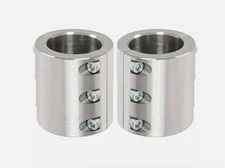 Steel Weldable Tube Clamps Bolt on 1.875" 1-7/8" Roll Cage Mounts (2)