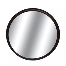 Cipa 49202 Round 3 Black Blind Spot Convex Glass W Stick-on Mount Mirror